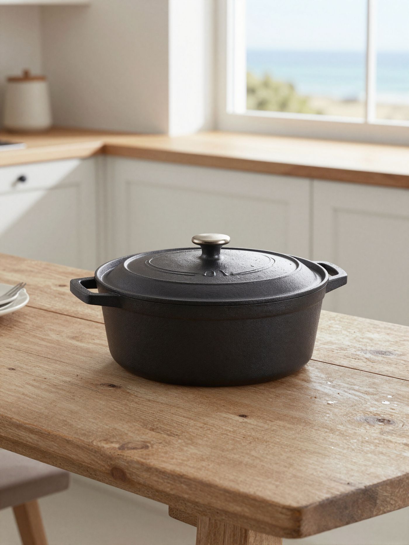 Cast iron cookware of the Coastal Fire Kitchen